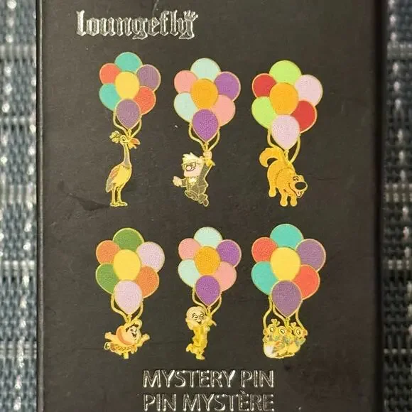 New | Loungefly | Disney Pixar Up Balloon Characters Blind Box Enamel Pin - Picture 4 of 6
